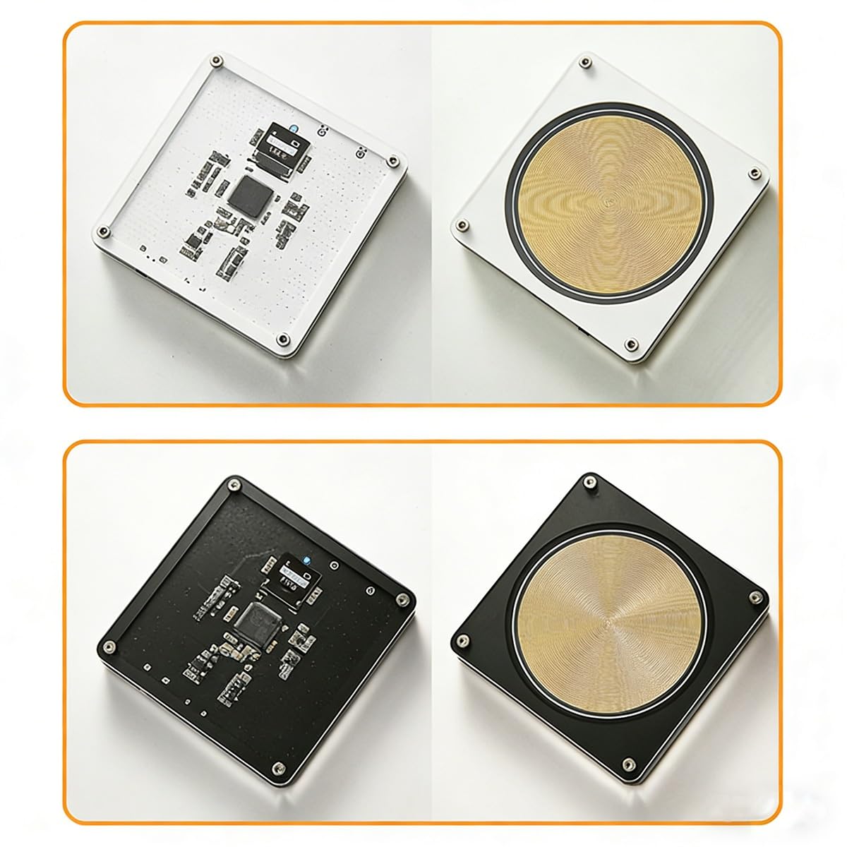 Generador de pulso de frecuencia ultra baja, 0,01 HZ-999,99 HZ, ajustable, alimentado por USB, para meditación, alivio del estrés, relajación y mejora del sueño (blanco)