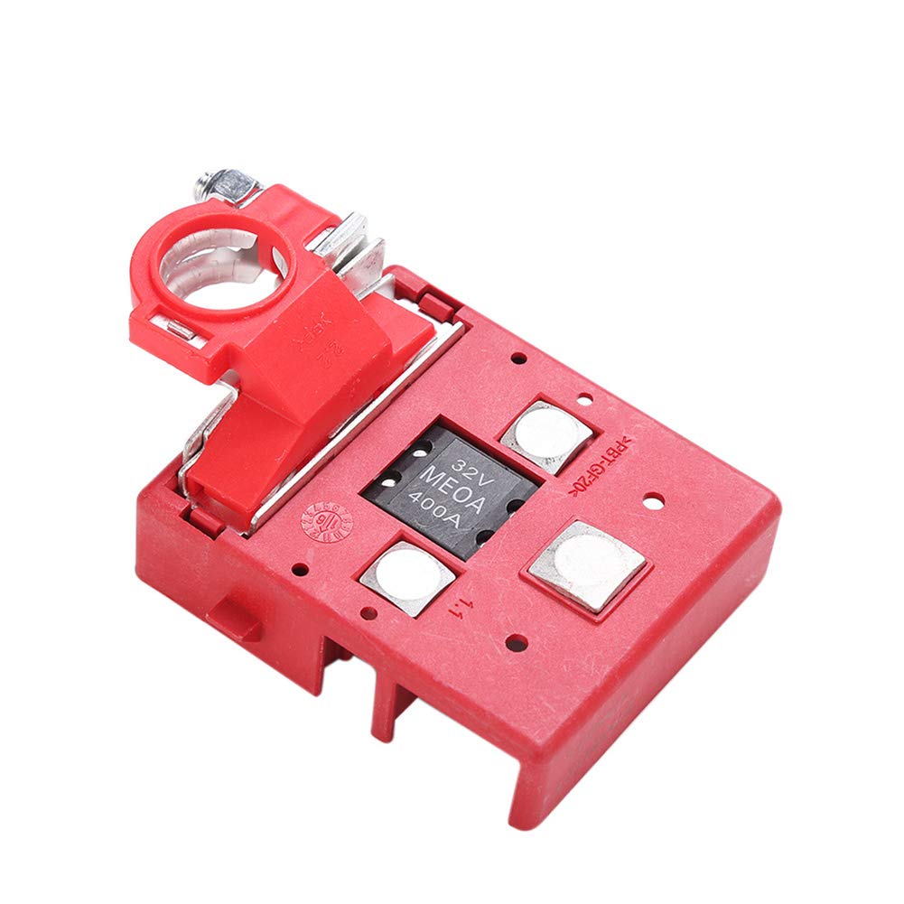 Connecteur de Terminal de Distribution de Batterie Fondu de Voiture 32V 400A, Pinces à Dégagement Rapide pour Accessoires de Voiture (rouge)