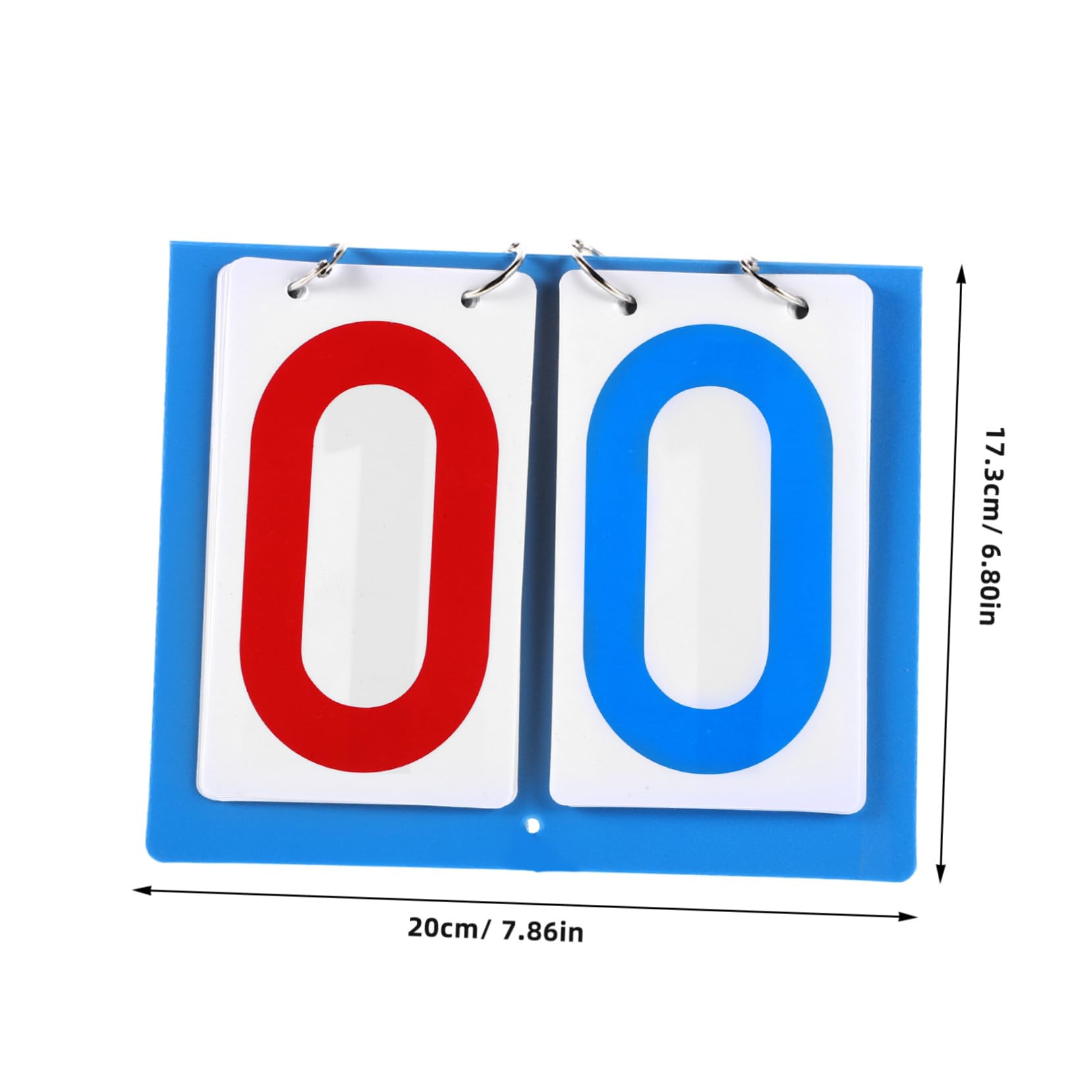 BESTonZON Tabletop Flip Scoreboard Portable Flipper for Basketball Soccer Table Tennis Baseball Durable Score Keeper with High Visibility Display