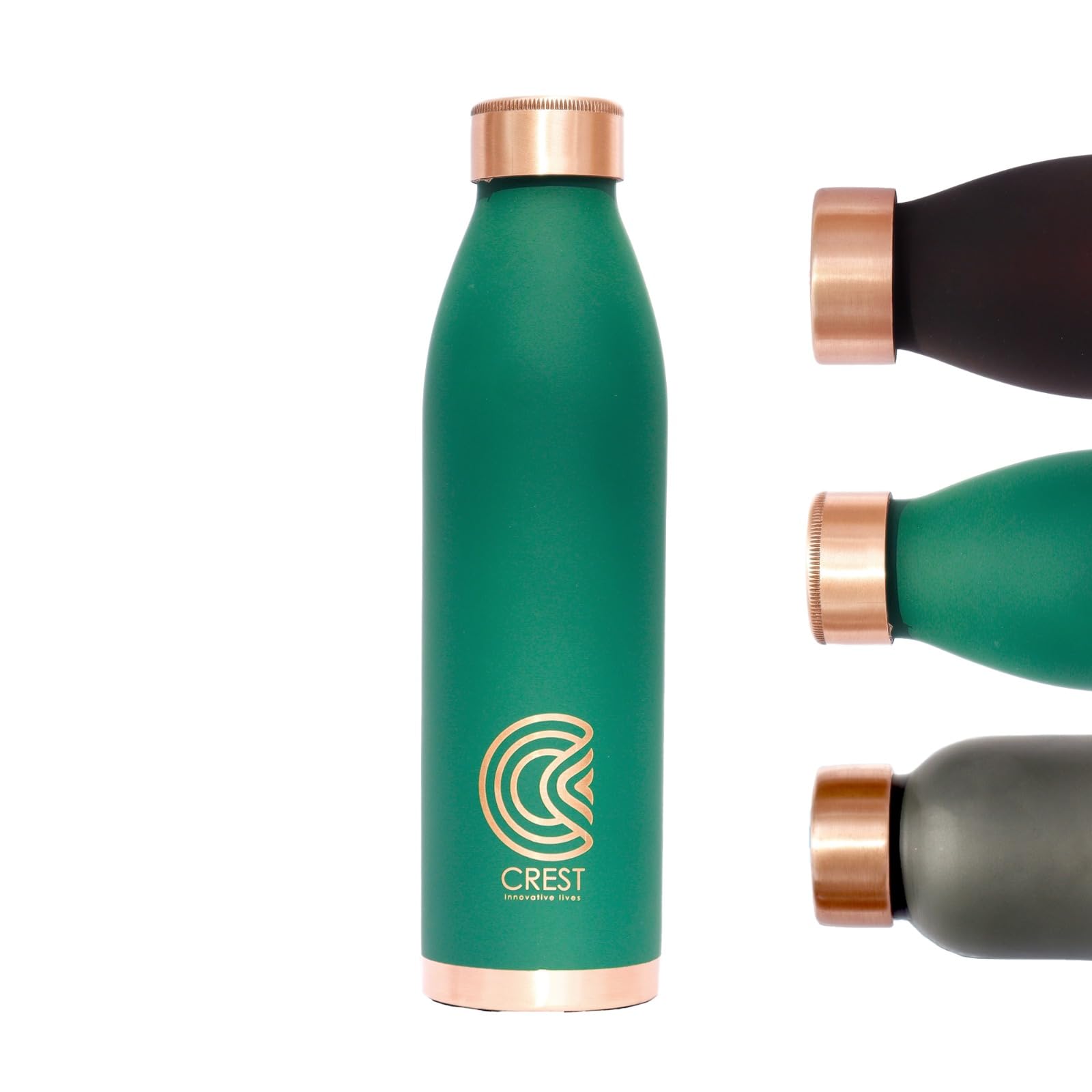 Pure Copper Water Bottle - 1L - Healthy Hydration -6