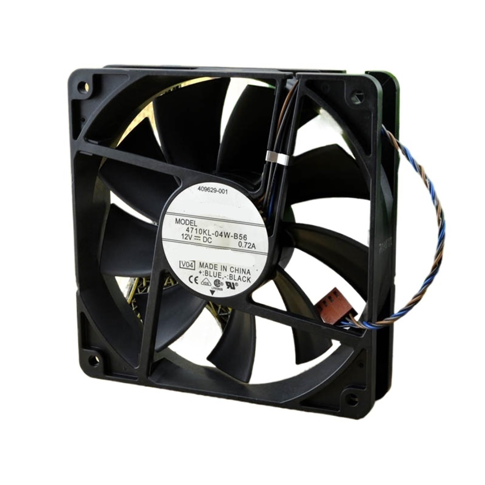 MGIMGFKZD 4710KL-04W-B56 12V DC 0.72A 12025 120 * 120 * 25mm 12cm Cooling Fan