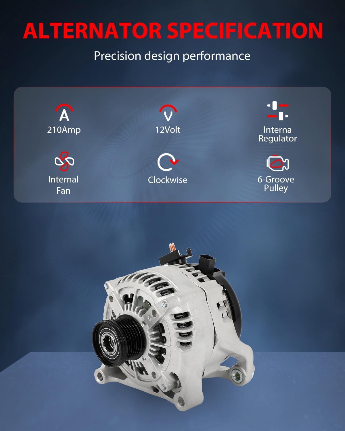 cciyu Alternators 14204 Fit for 2014-2016 for for 228i,2015-2016 for for 228i xDrive,2013-2018 for for 320i,2013-2018 for for 320i xDrive,2012-2016 for for 328i