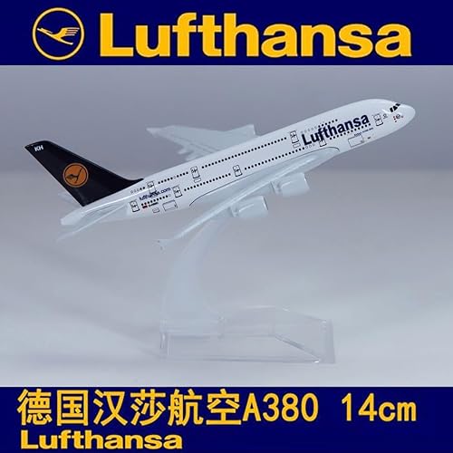 Miniatura 20 de 1: 400 aviones de pasajeros A380 modelo de avión 5.5 in Malasia aleación de aire a presión modelo de fundición a presión regalo Malasia A380,Airbus