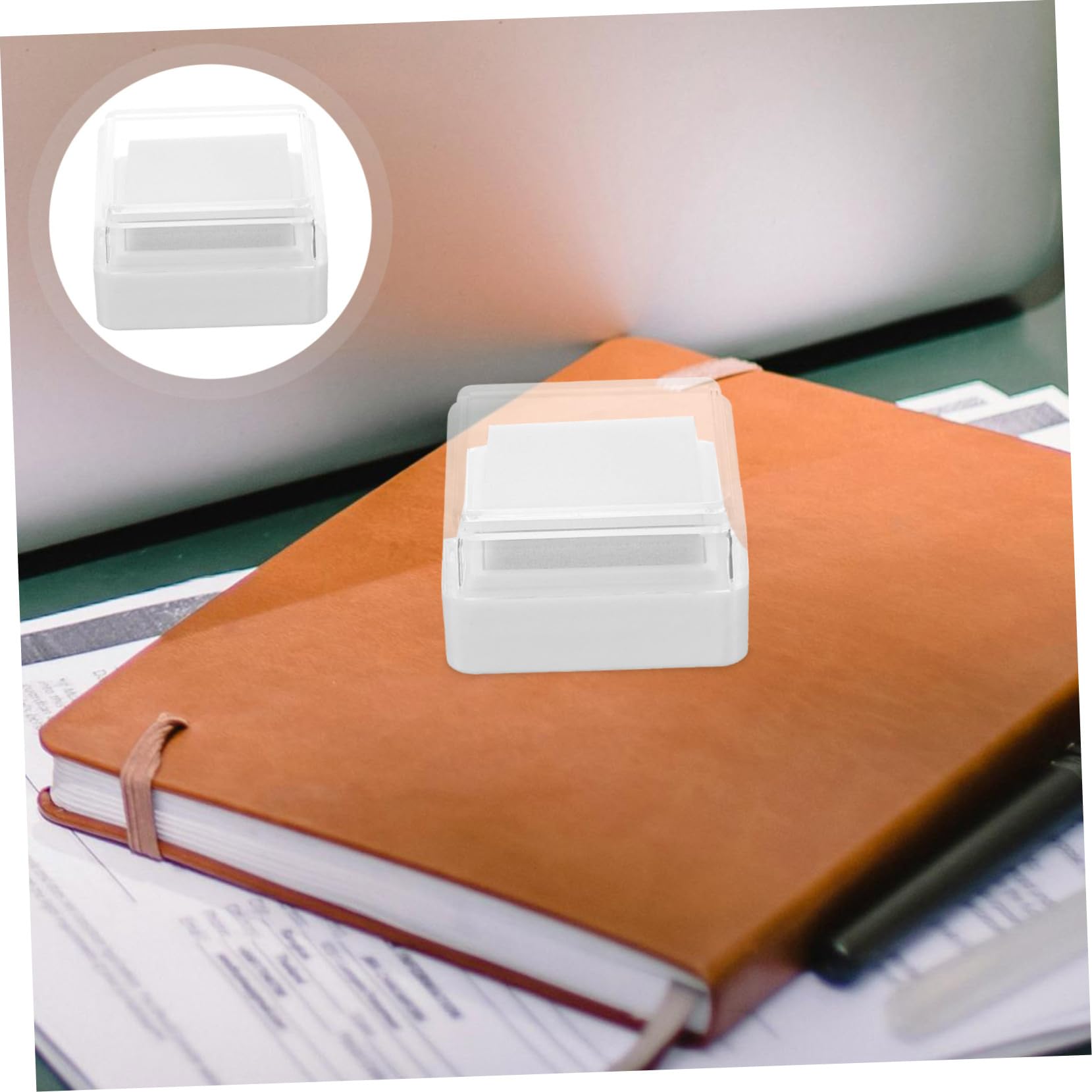 jojofuny 5 Set Tampone Di Inchiostro Vuoto Tampone Di Inchiostro Per Impronte Digitali Goffratura Tamponi Di Inchiostro Artigianali Forniture Per Ufficio Plastica 5 Pezzi*5