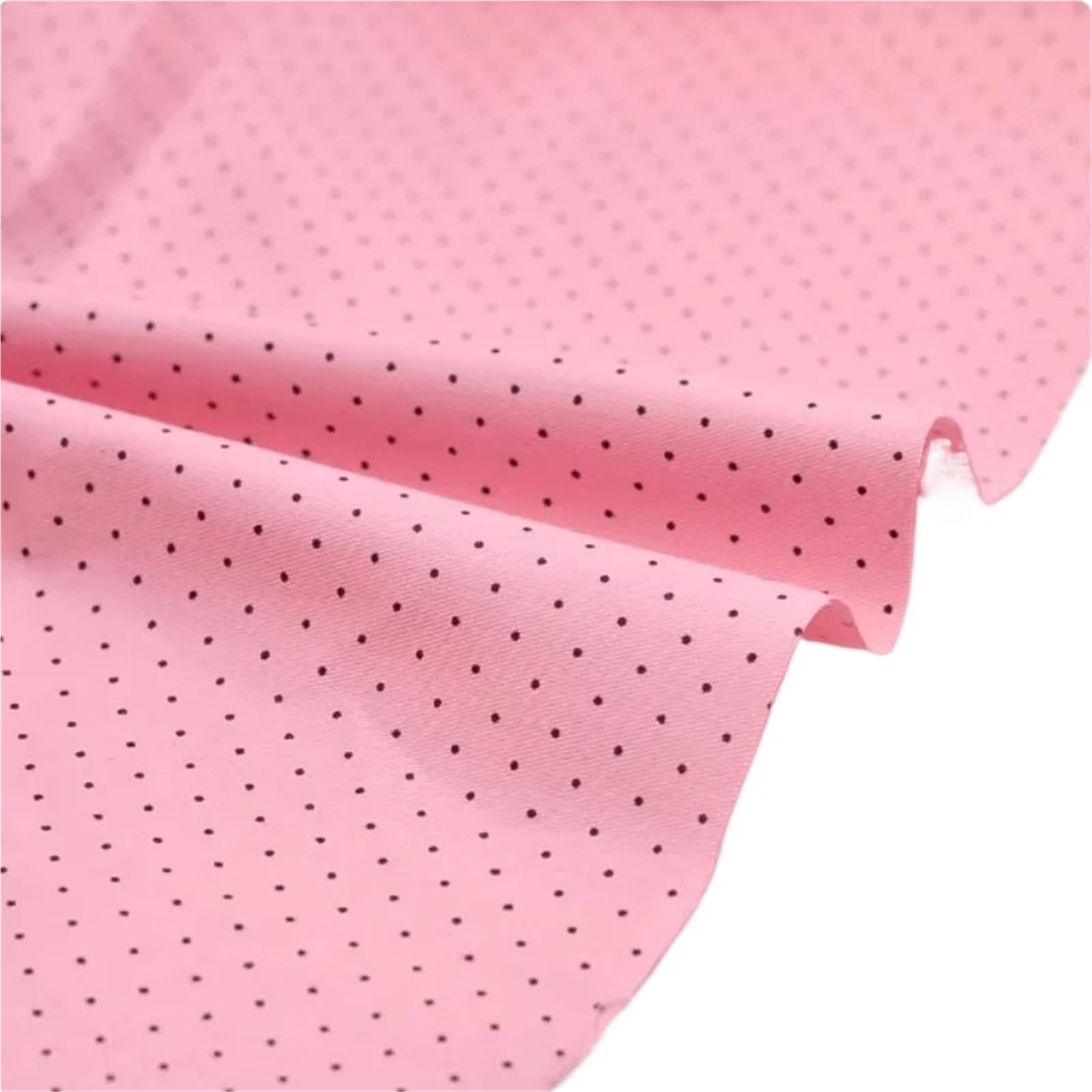 HKSDKABOP Polka Dots Cotton Twill Fabric 1mm Dot 160x50cm DIY Sewing Material(Color3)