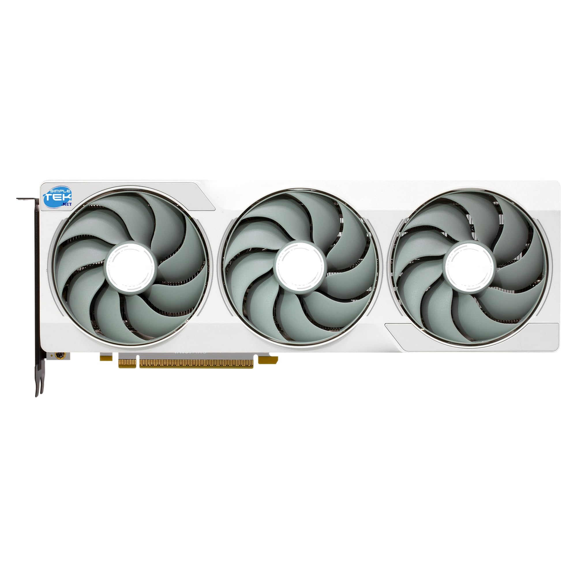 SIMPLETEK - Karta graficzna do gier i edycji 12 GB GDDR6-3 x DisplayPort, 1 x HDMI - fabryczny overclock, potrójny wentylator
