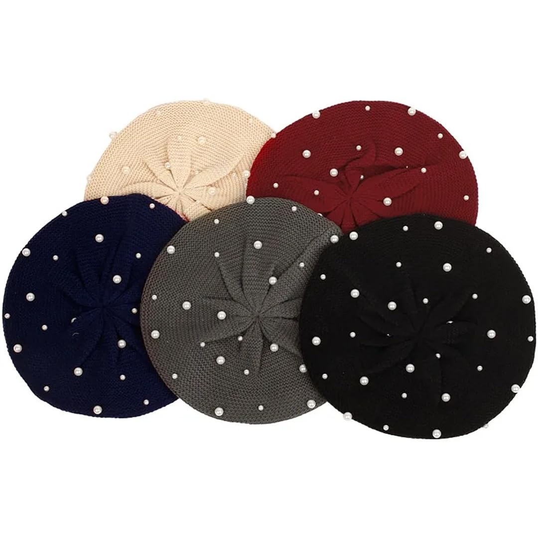 Donne Knit Berretti Cappello Femminile Inverno Primavera Caldo Cappelli Casual Cappelli Ragazze Moda Turbante Tinta unita Berretti