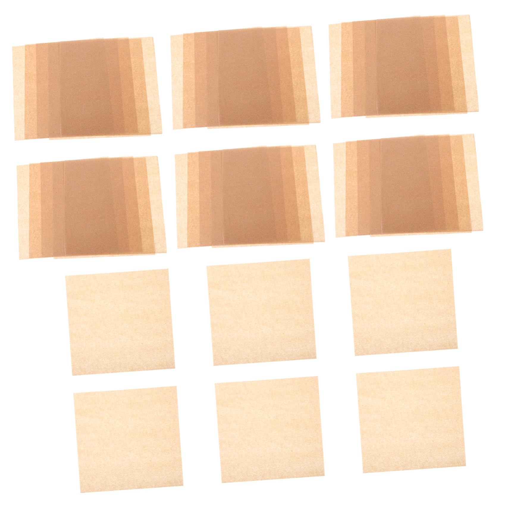 Unomor 500pcs Snack Paper for Fried Food French Fry Pizza Oil Absorption Paper