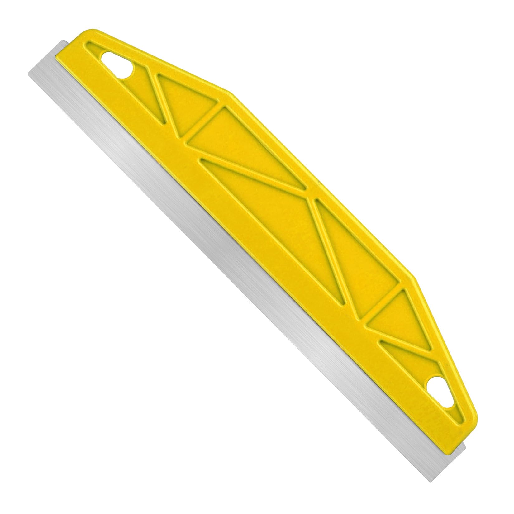 QUIIEOSKIA 12 Inch Yellow Stainless Steel Paint Shield, Wallpaper Scraper