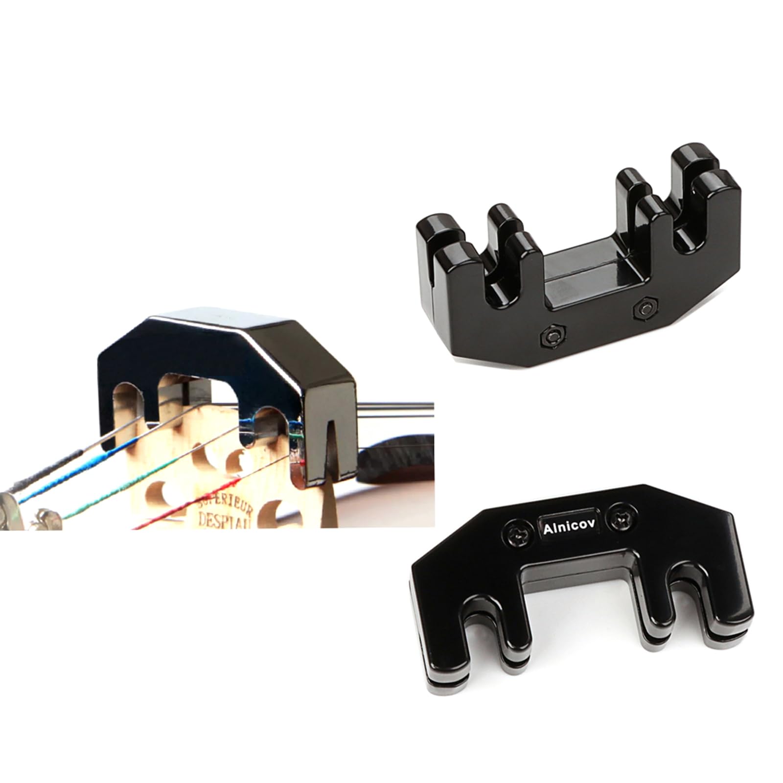 Sordina Per Violoncello In Metallo - Silenziatore Professionale Per Pratica - Foto 10