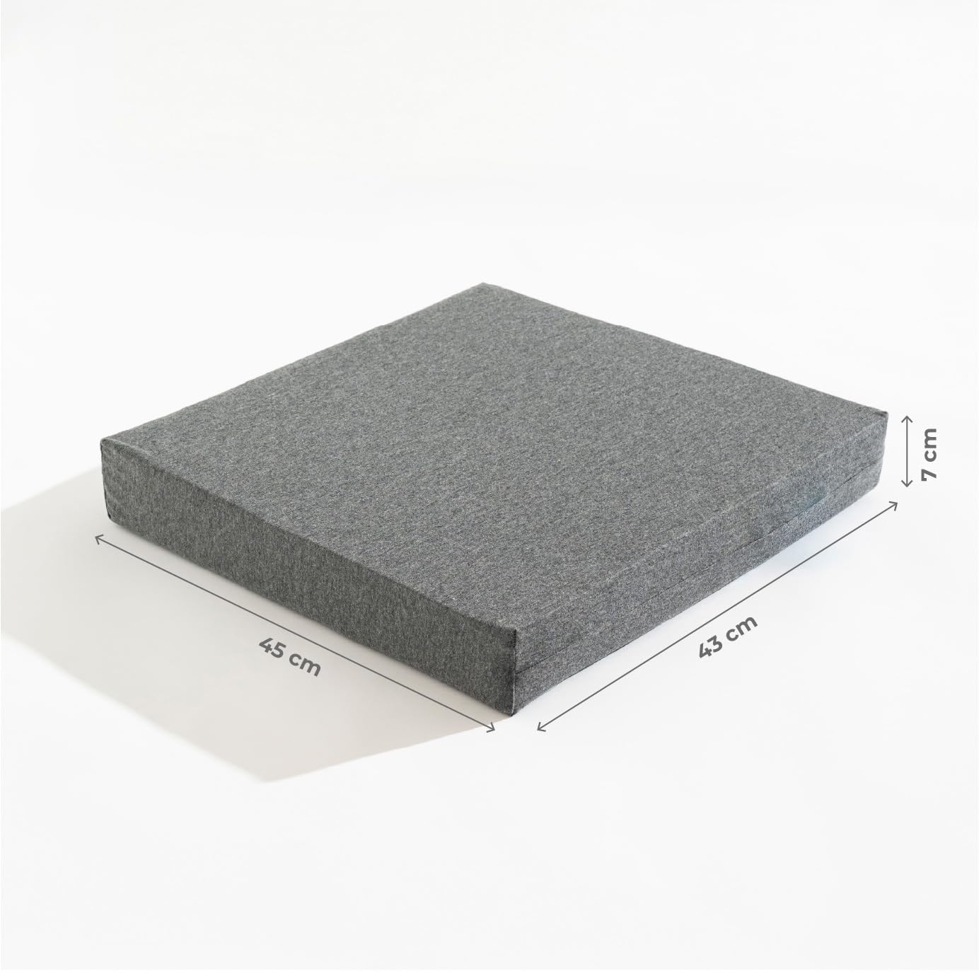 IlGruppone Cuscino Sedia a Rotelle Antidecubito con Gel Rinfrescante 45x43x7 cm in Memory Foam – Supporto Comfort per Ufficio e Auto, Riduce Pressione su Coccige e Bacino, Sfoderabile e Traspirante