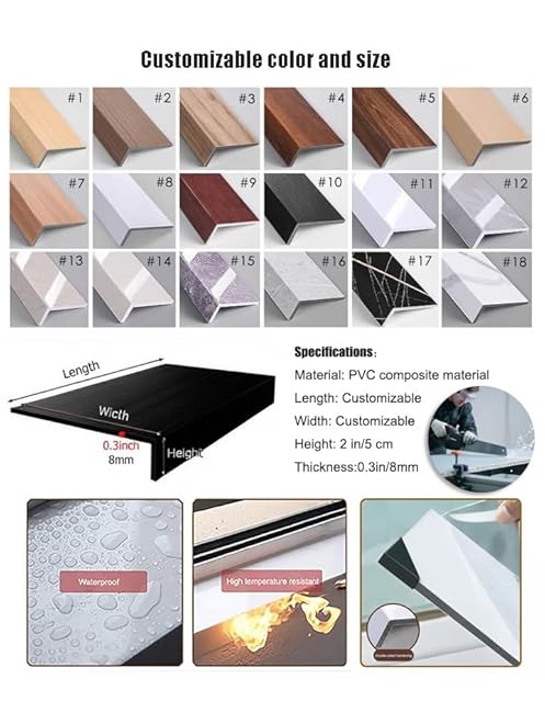 Wire Shelf Covers for Pantry nization, 8mm Thick PVC Liners with Marble Texture, Wire Rack Protective Covers, 37x16x2in for Home & Kitchen Storage Solutions