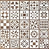 Barn Quilt Stencil 6inch Quilt Block Stencils Reusable Drawing Templates Stencils for Painting on Wood Canvas Fabric