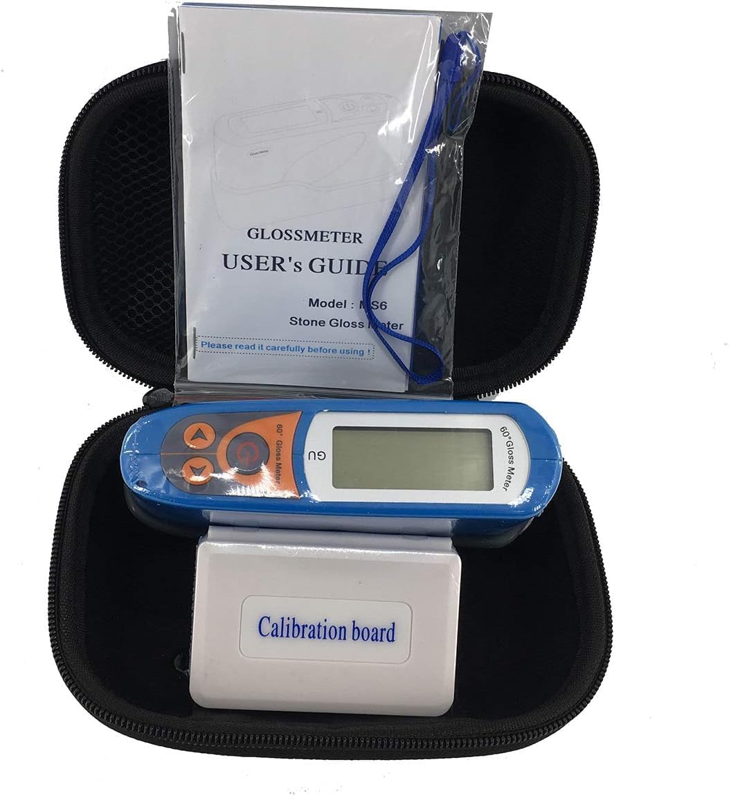 Marble Gloss Meter Glossmeter Instrument for Stone Products Stone Surface Gloss Measurement with Range 0~199GU Projection Angle 60°DEG