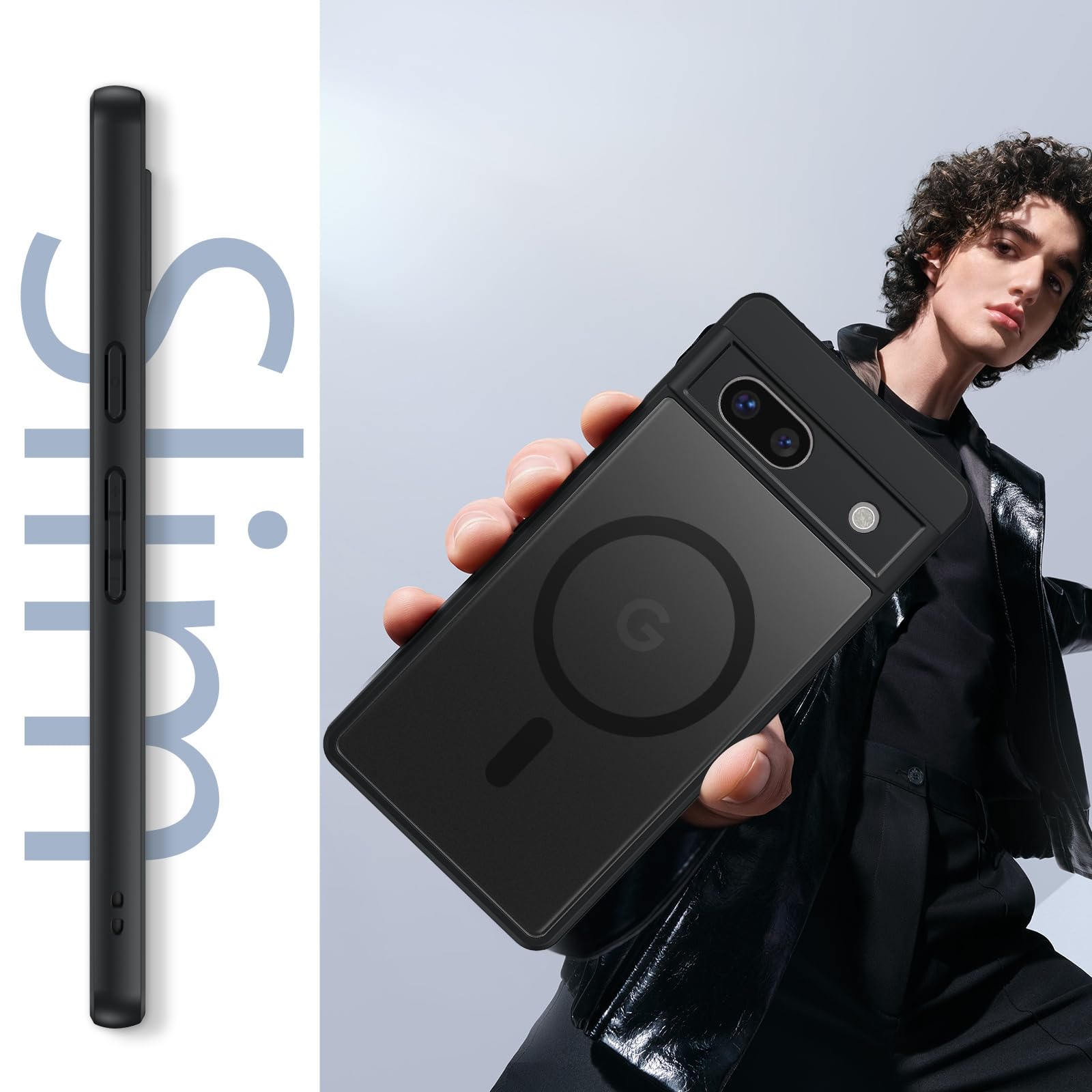 Amazon.com: DUEDUE for Google Pixel 7a Case Magnetic[Compatible