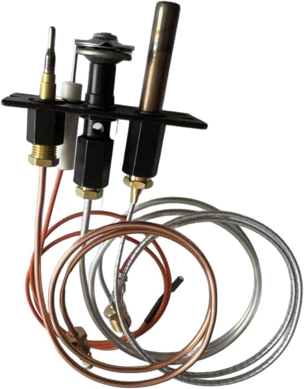 Universals 10002265 Fireplaces Ignitions Assembly Set 3 Way Assembly with Thermocouple Thermopile Replacement Parts Thermocouple and Ignitor Wire