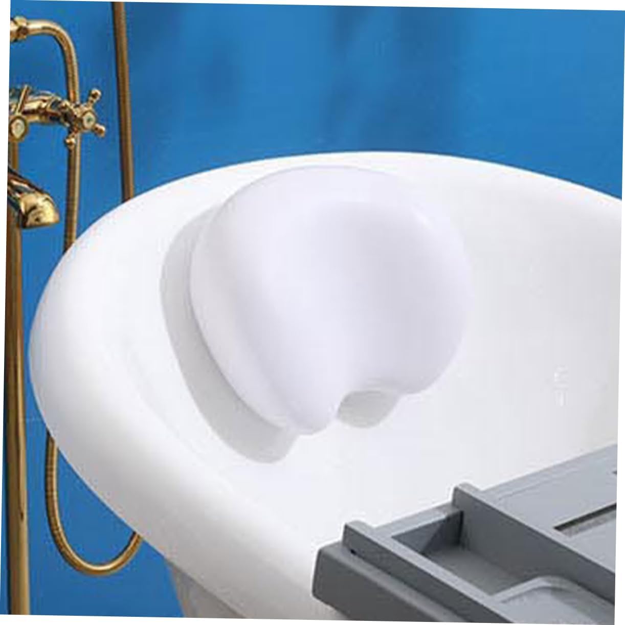 Ipetboom 3pcs Portable Bathtub Pillow Suction Cup Luxury Bath Pillow for Neck Back Shoulder Support
