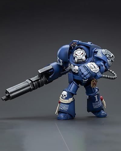 Miniatura 7 de Pipigirl JoyToy - Kit de figuras de acción de 40 K Space Marine con licencia 118 de soldado, ultramarines Terminators Brother Orionus, modelos de 4