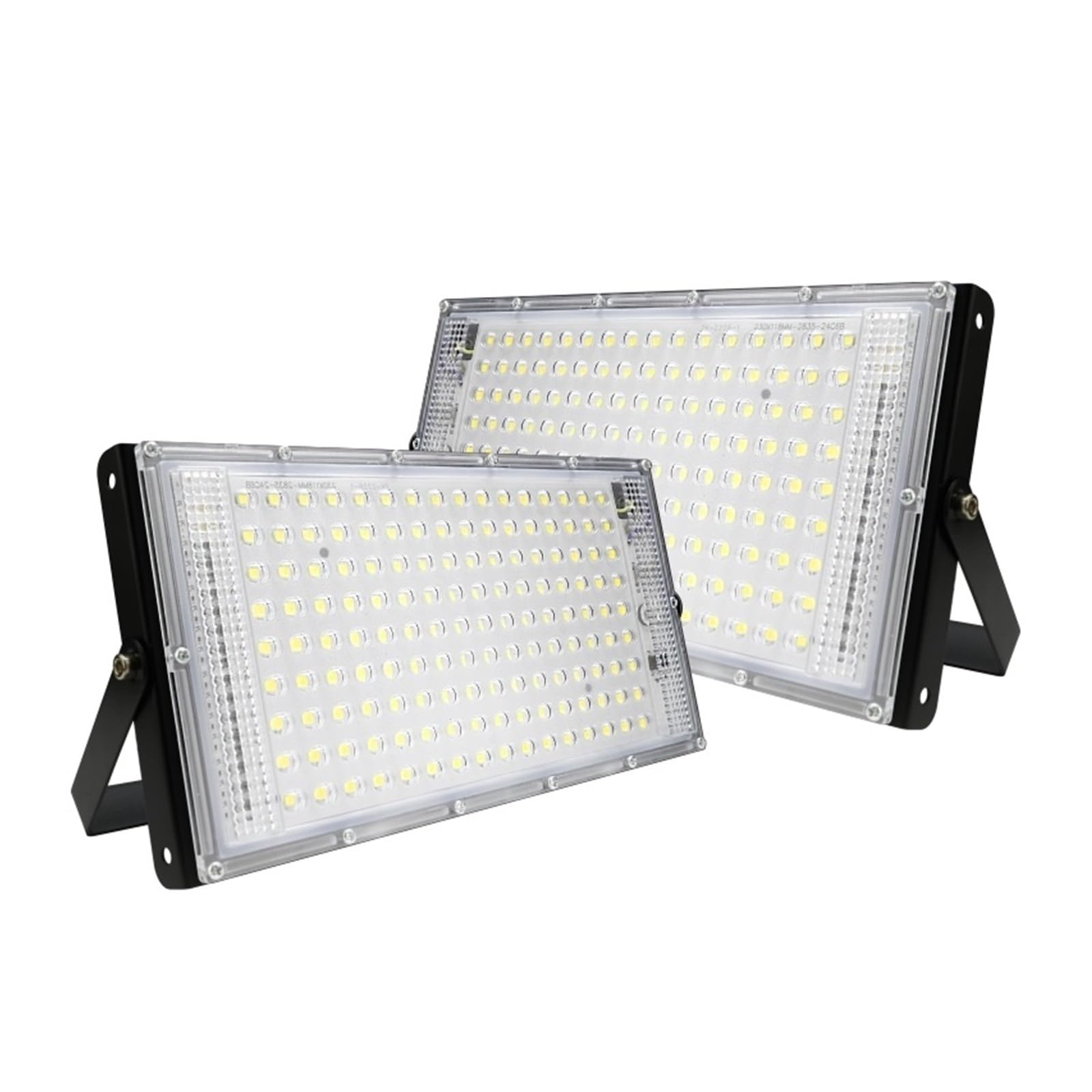 LLOOPK LED Flood Light, 2pcs/lot 150W Led Floodlight Outdoor Garden Flood Light Spotlight LED Reflector Street Lamp Landscape Lighting