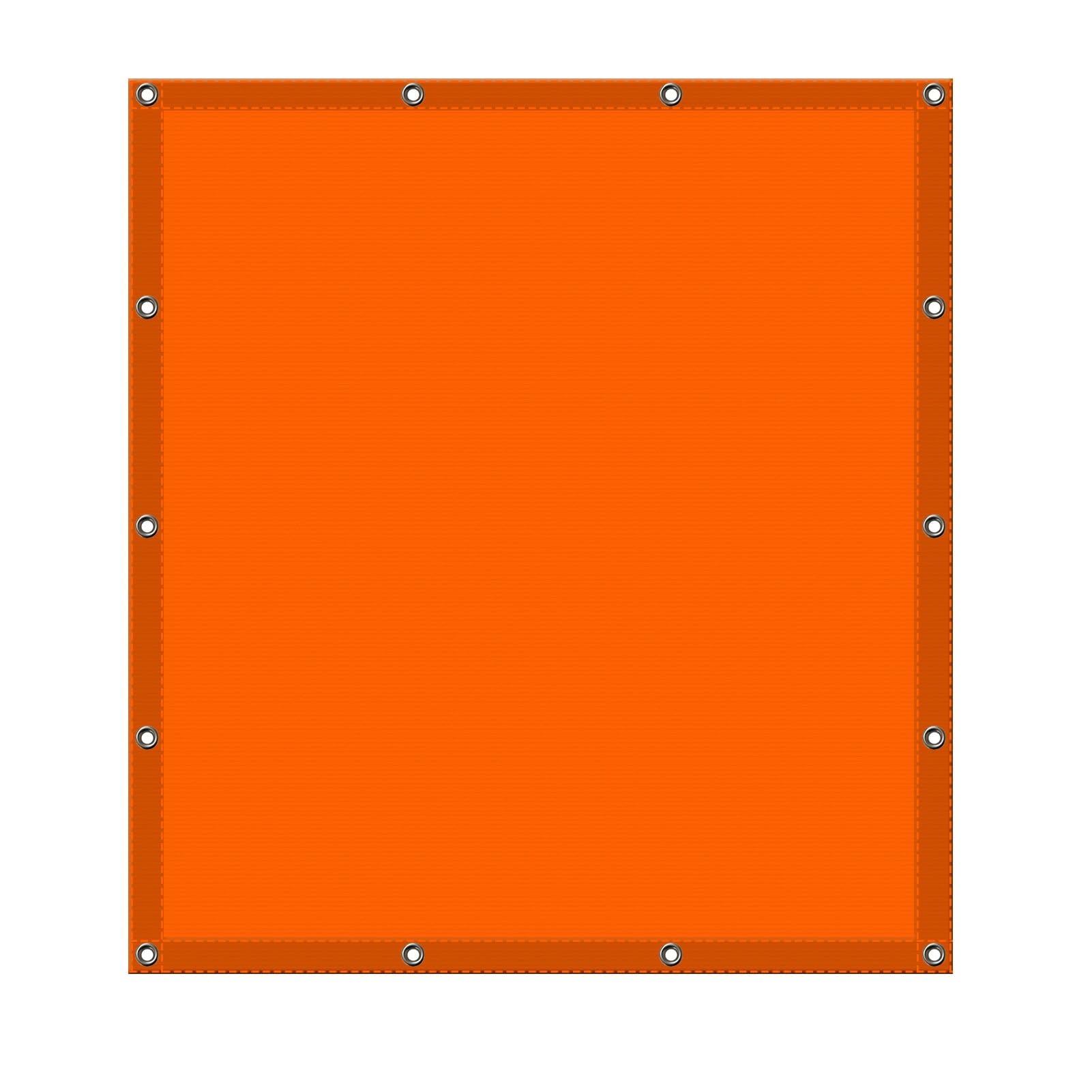 GLDYTVF Waterproof Rectangular Pergola Canopy 3.3 x 9.2ft Orange Weather Resistant Sunshade for Camping Beach Deck Porch Includes Free Rope