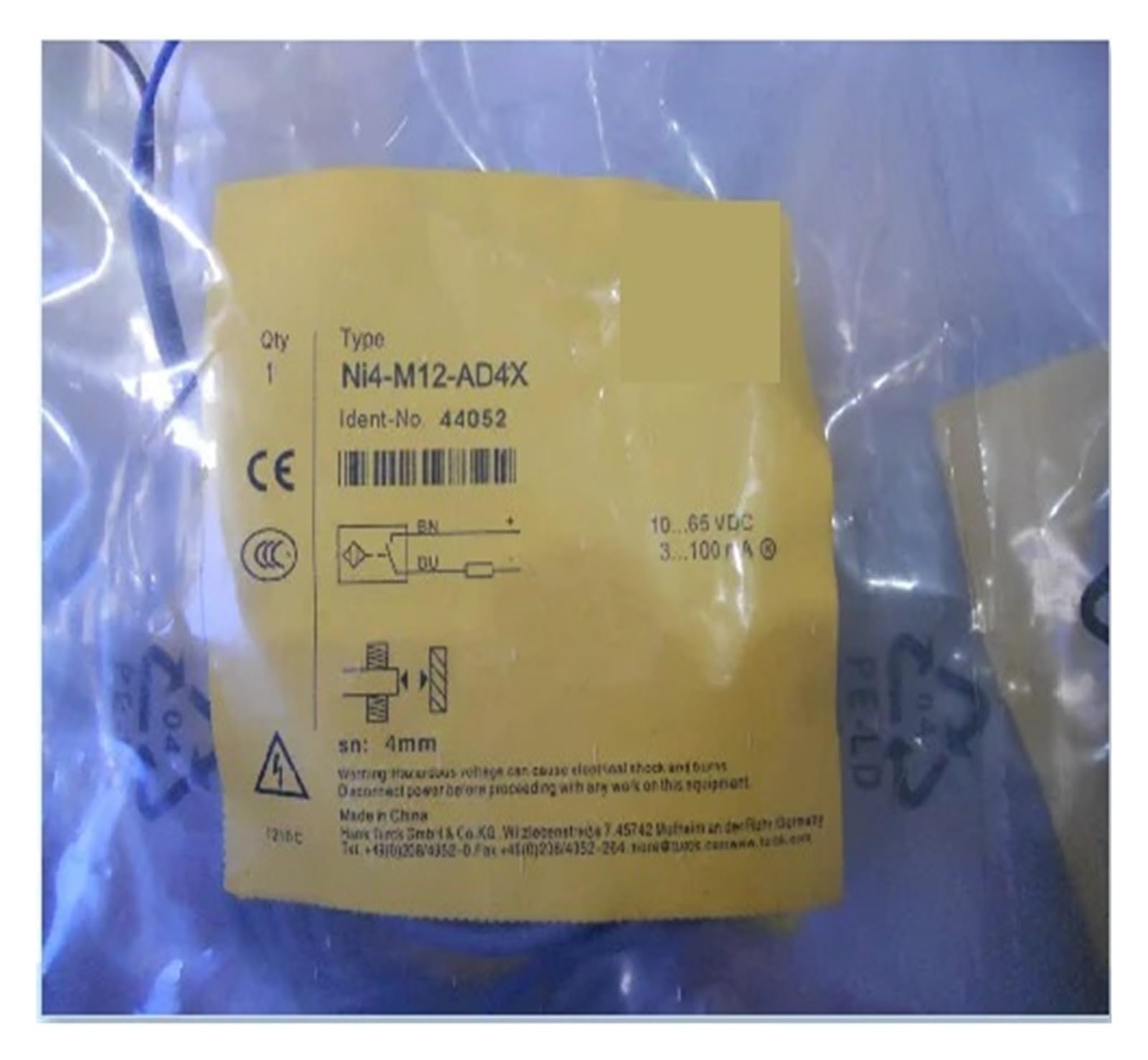 JJKKOZVQF 1PC NI4-M12-AD4X Proximity Switch Sensor