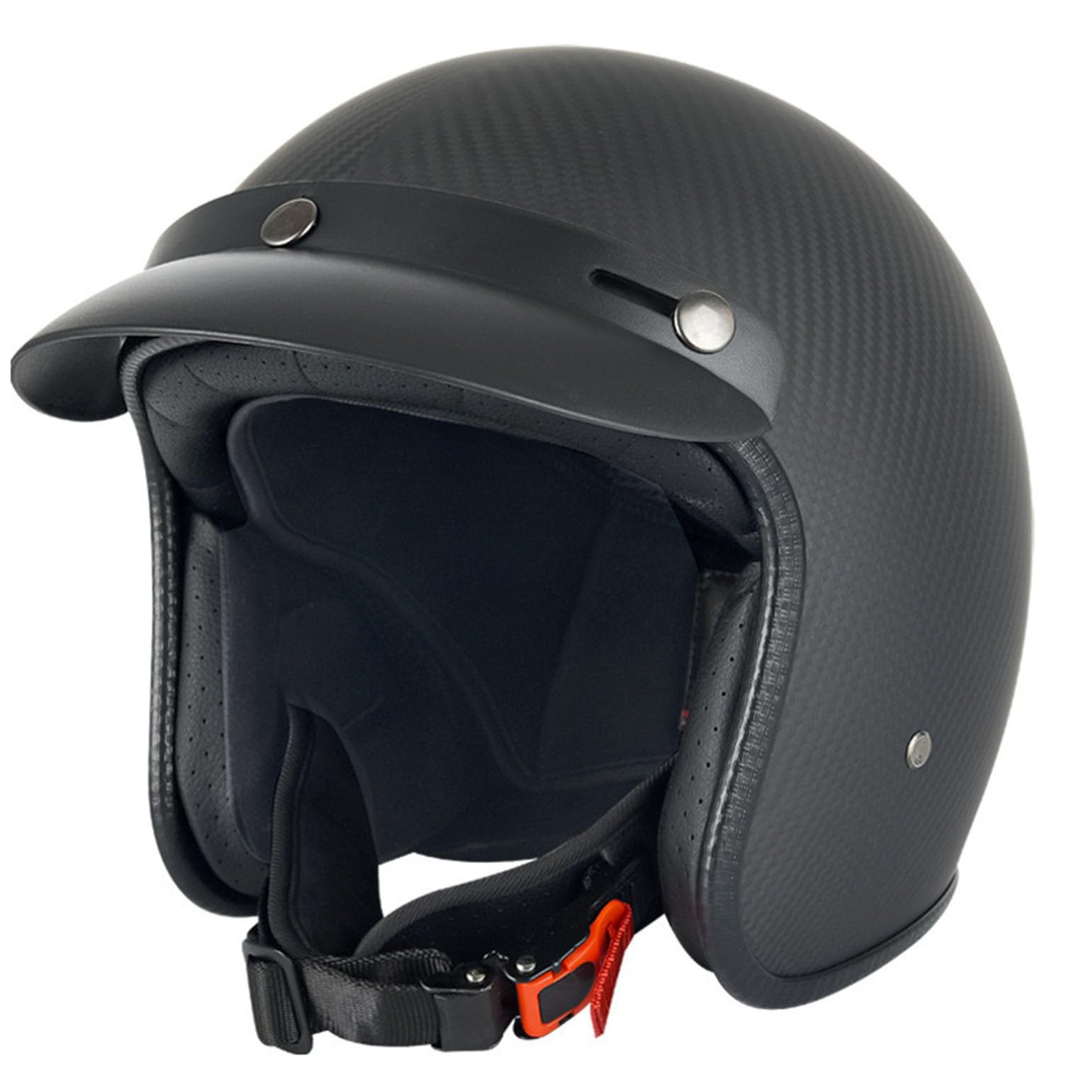 Casco Moto Casco 3/4 Aperto Casco Moto Mezzo Casco con Occhiali Retro Vintage Style Casco Jet per Uomo Donna Moto Casco DOT/ECE Approvato
