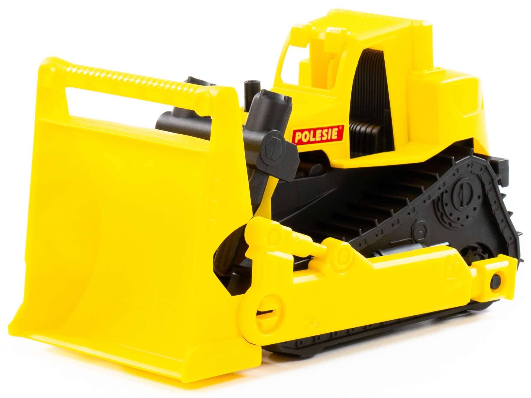 Polesie Bulldozer Expert - Excavadora para niños, juguete para obras de construcción, vehículo +12 m