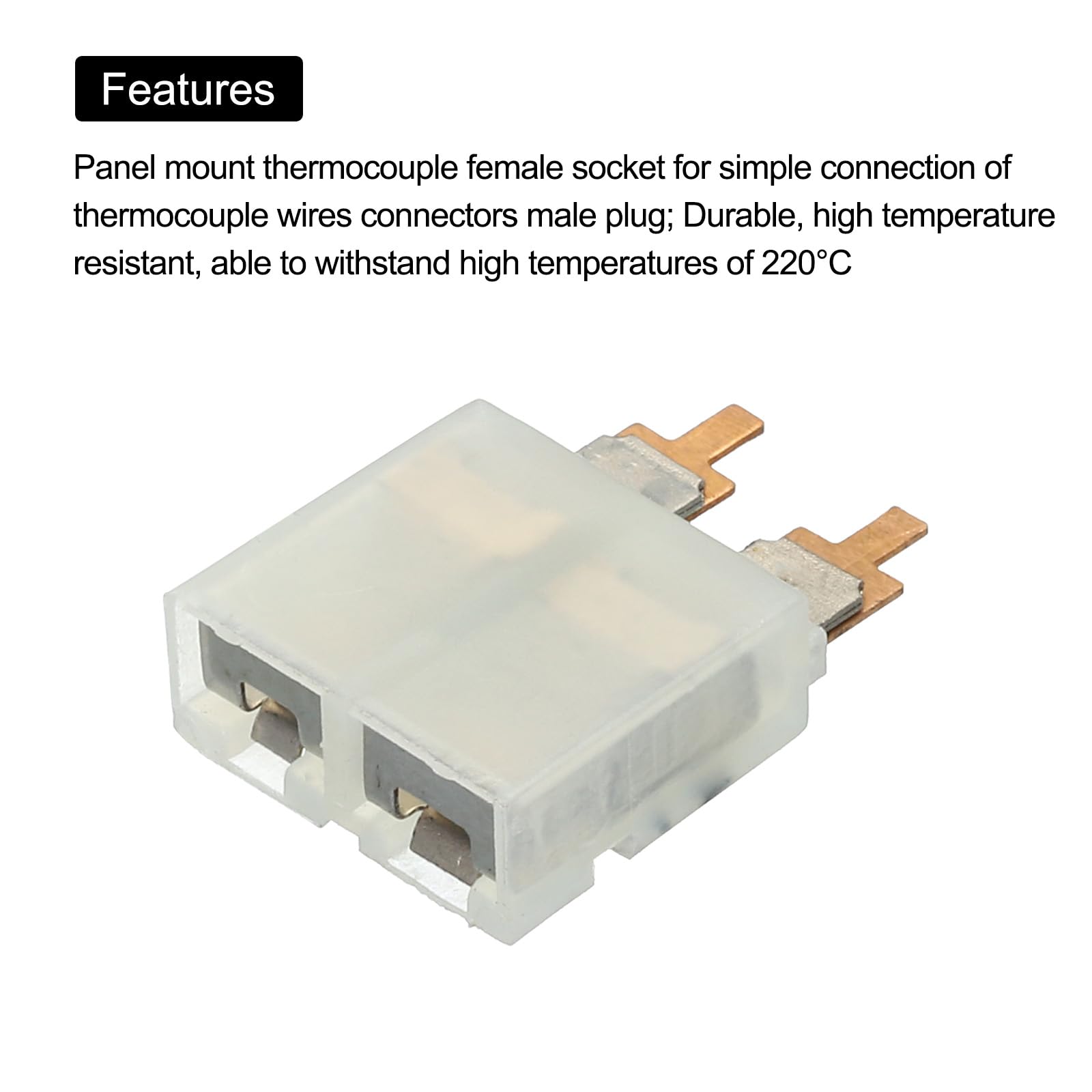 QUARKZMAN 3Pcs Connecteurs De Fil De Thermocouple De Type K