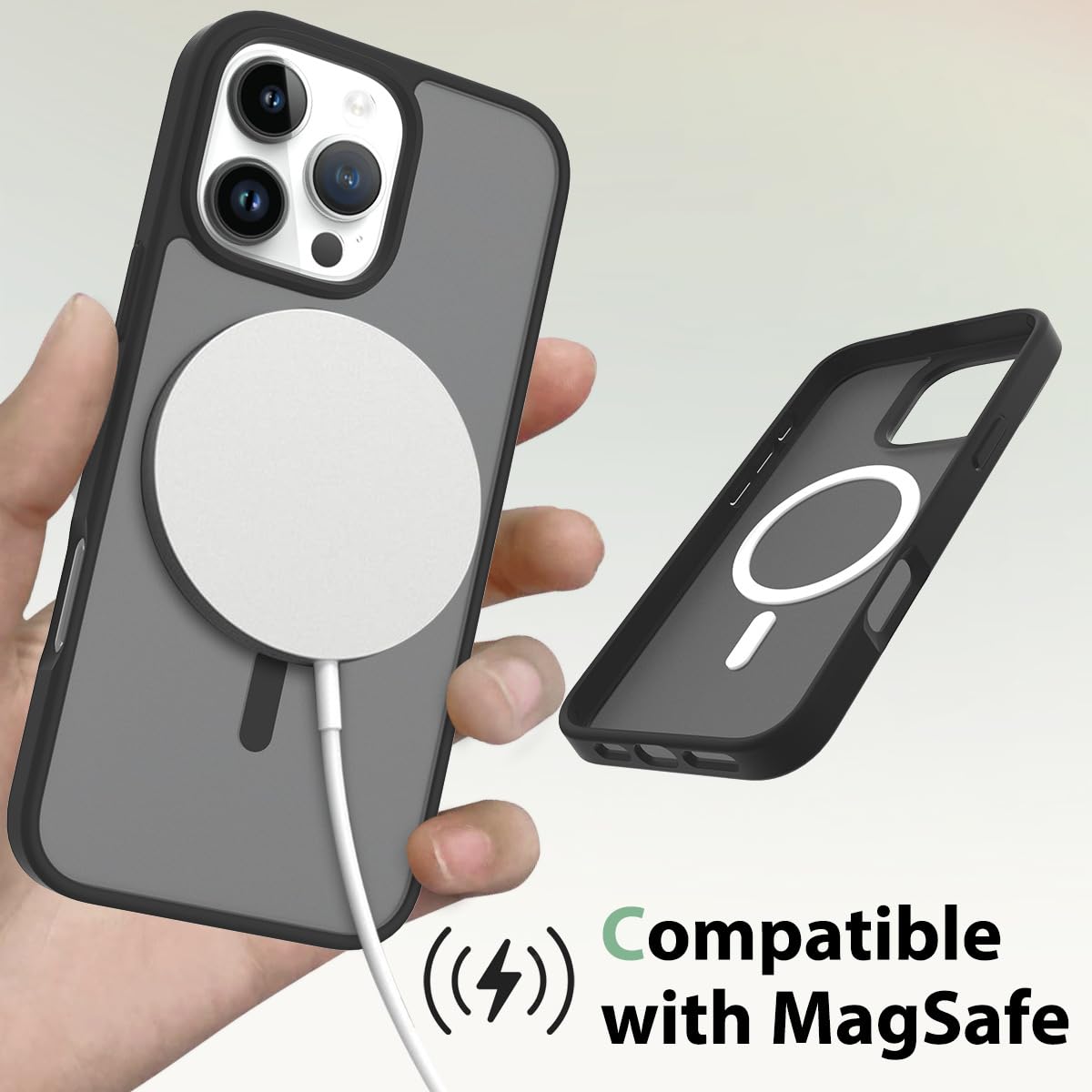 Amazon.co.jp: iPhone 14 Pro 用 ケース MagSafe対応 半透明 薄型 軽量