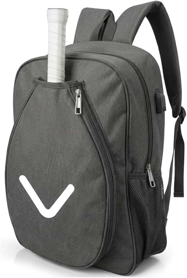 Mochila Raqueteira Bolsa Beach Tennis Tênis Squash Impermeável Esportiva Poliéster Reforçada 47x32x14cm Com Compartimentos Para Raquete Bolas E Acessórios