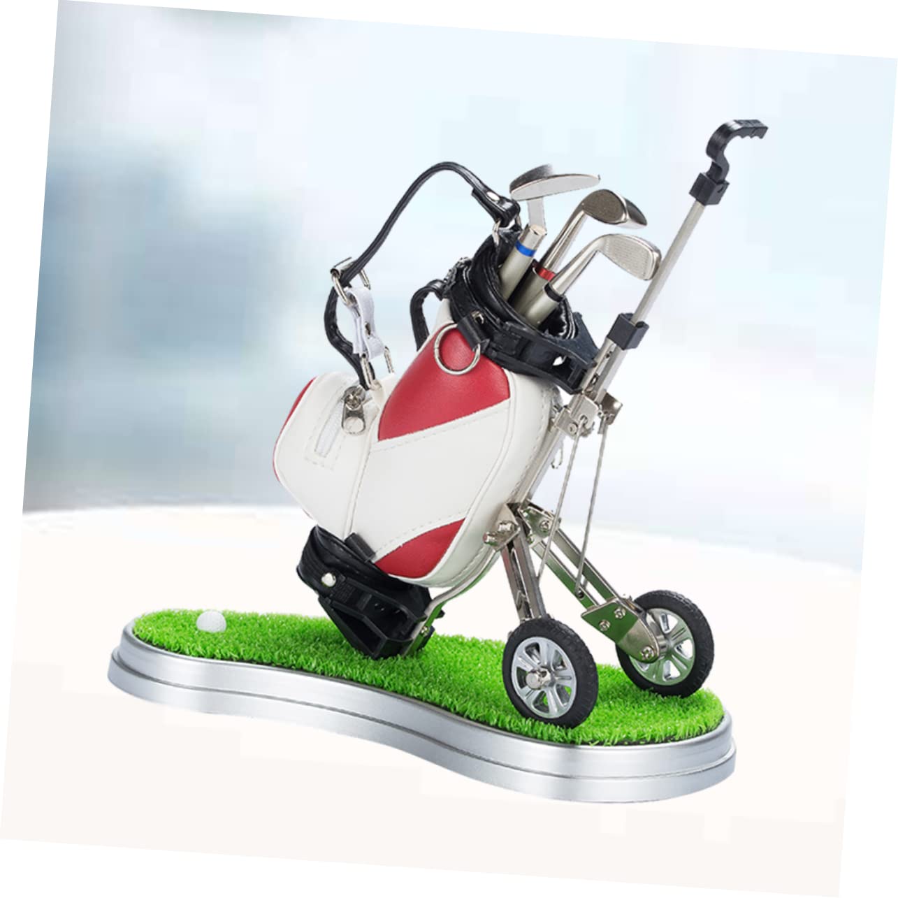 SHINEOFI 2 Pz Penne Penna Portamatite Da Scrivania Per L'uomo Portamatite Per Appassionati Di Sport Arredamento Desktop Da Golf Regali Da Scrivania Per Uomo Dell'ufficio