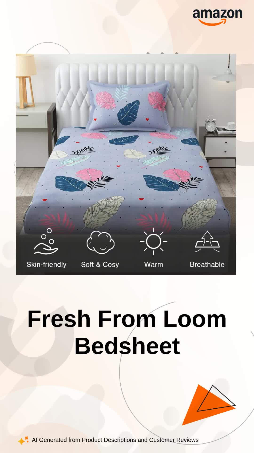 Qach Rresh Watch Fresh From Loom Bedsheet on Amazon Live