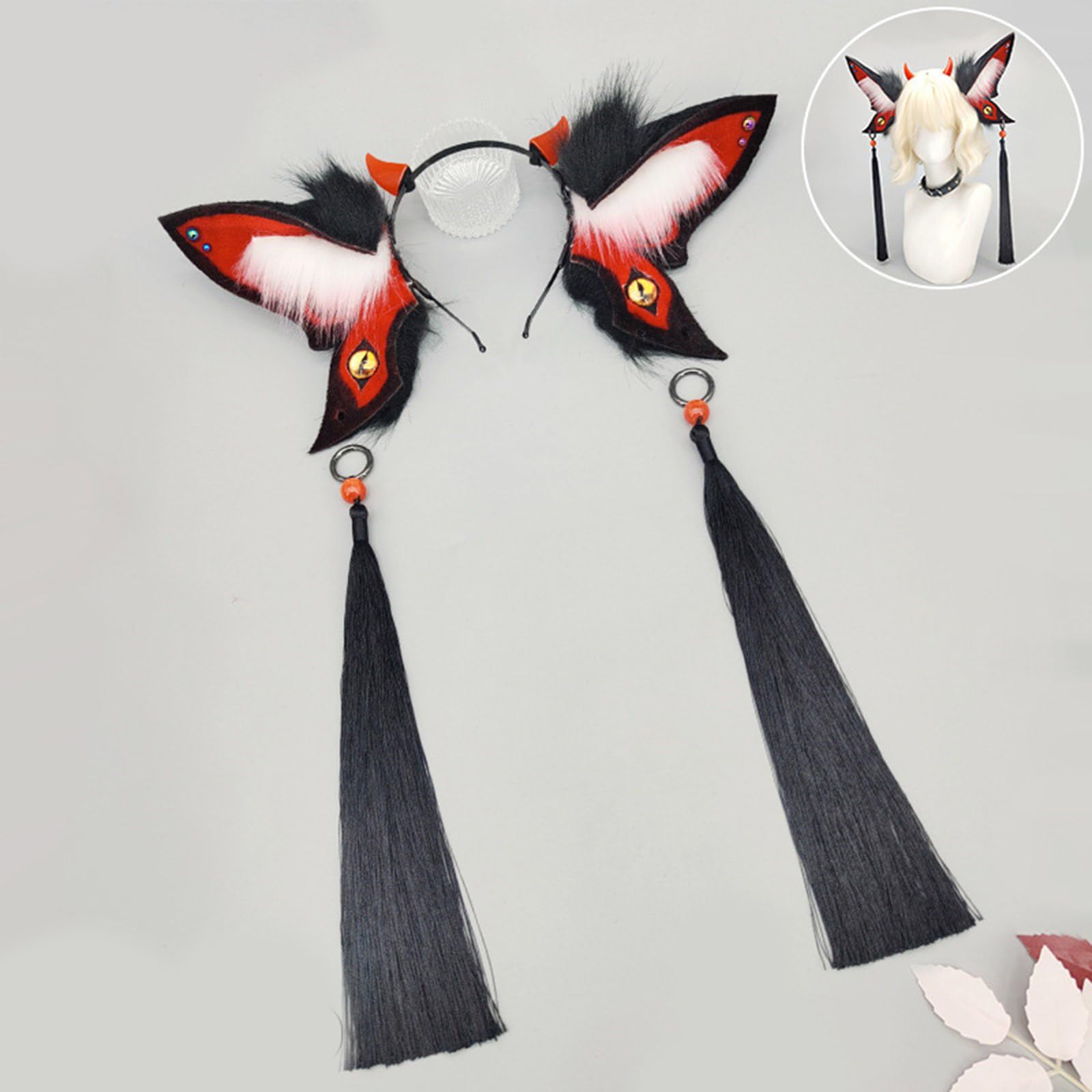 Orejas de animales de dibujos animados, accesorio de disfraz, festival, cosplay, fiesta, diadema, decoración para el pelo para fiestas y celebraciones de vacaciones, accesorios de cosplay