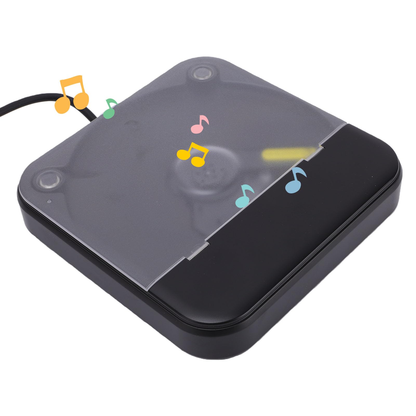 VBESTLIFE Lettore CD Portatile per Auto con Porta USB e Ingresso AUX, Lettore CD Esterno per Veicolo, for Ascolto Musicale in Auto