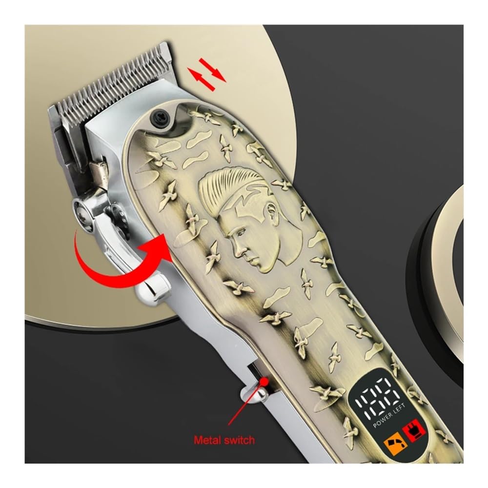 Razors - Cortadora de pelo profesional para hombre, recargable por USB, multifunción, multiuso, 10.000 rpm, afeitadora eléctrica de alta potencia