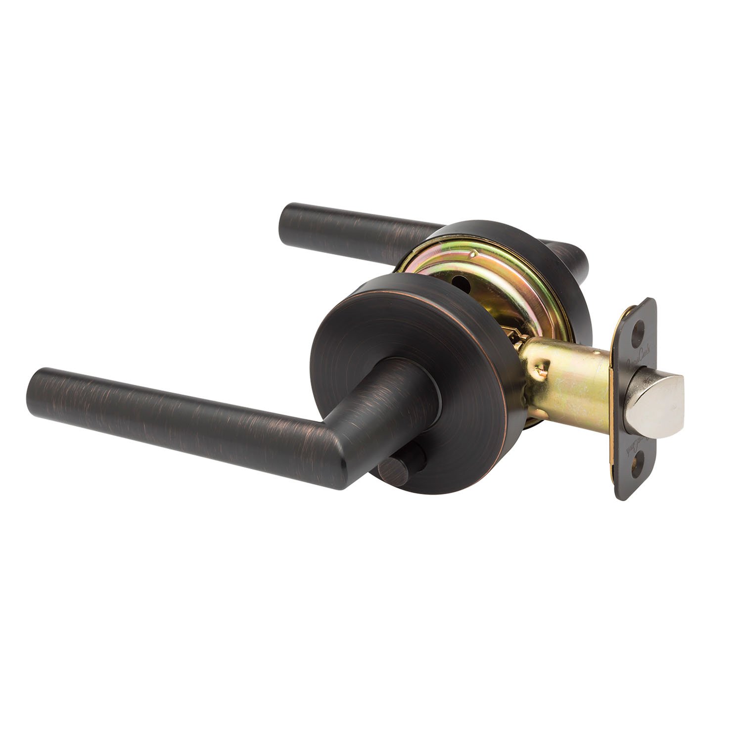 Copper Creek ML2231TB Modern Push Button Privacy Door Lever