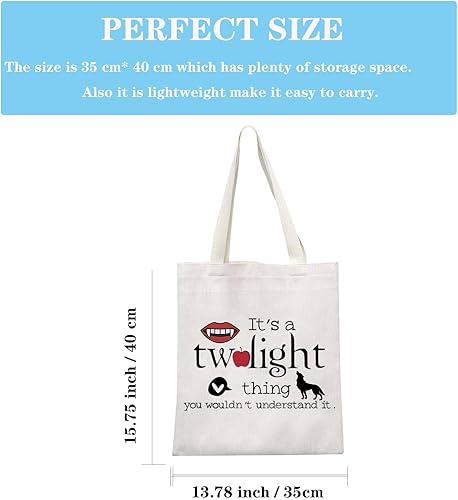 Miniatura 2 de GJTIM Regalo inspirado en programas de televisión It's A Twil Thing You Wouldn't Understand It Bolsa de maquillaje con cremallera para fanáticos,