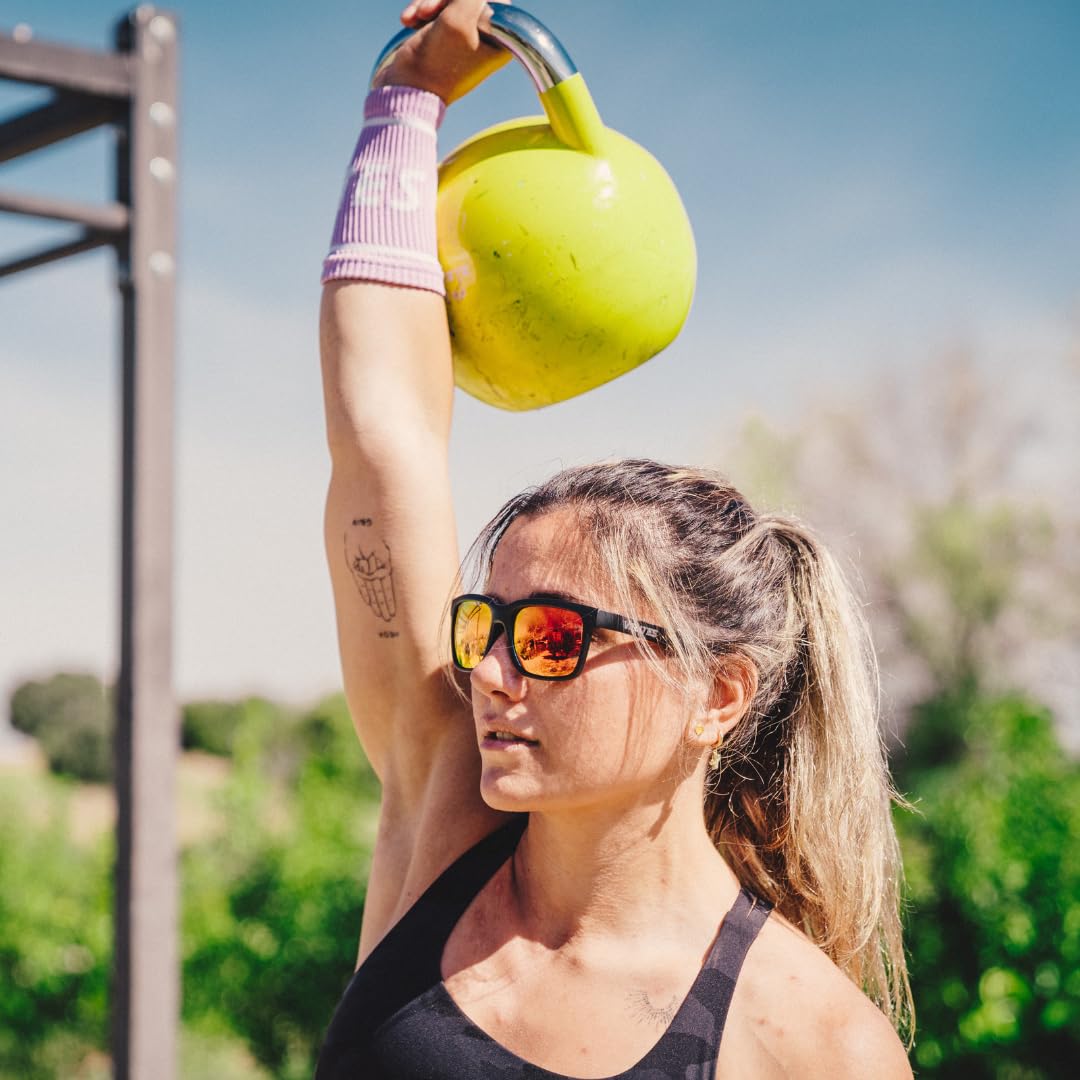 Velites Lunettes de soleil Urban I conçues pour vos entraînements de haute intensité et vos activités de plein air I Tous types de sports I ne glissent pas I Style et confort.
