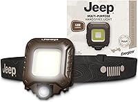 Vista 1 de Energizer Jeep MP-450 Linterna Frontal Recargable, Lámpara de Cabeza LED Recargable Ultra Brillante con Luz Blanca Roja Verde, Linterna Frontal
