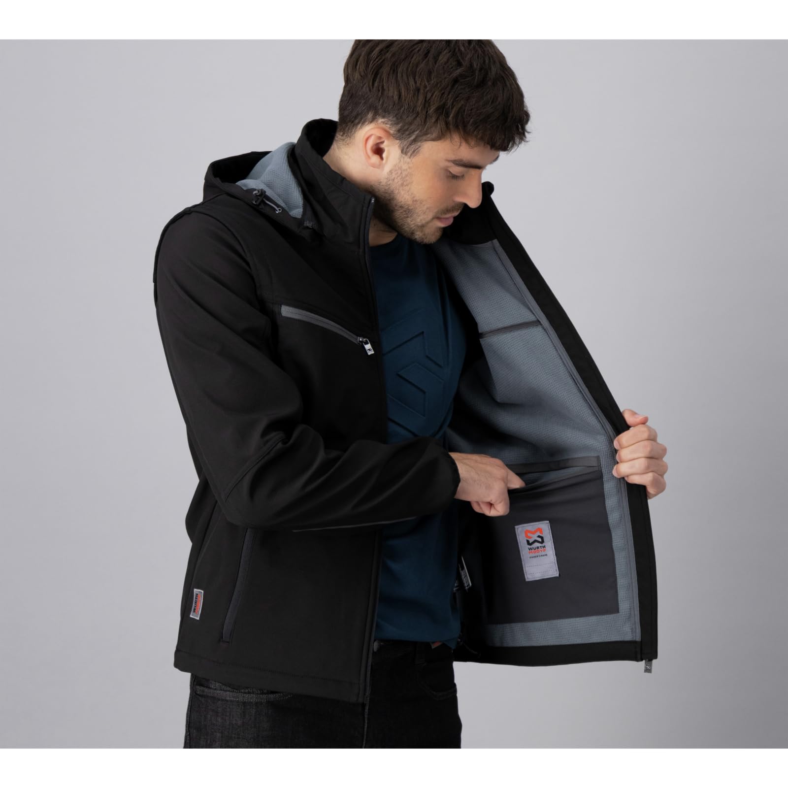 WüRTH MODYF Veste Softshell de travail Stretch X noire