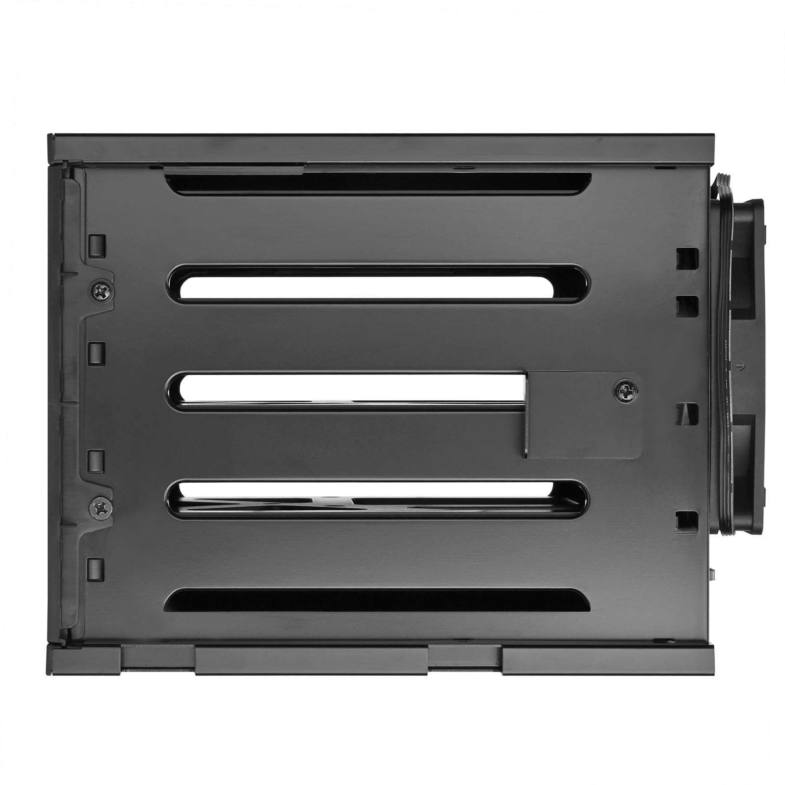 SilverStone Technology SST-FS304B-V, tre alloggiamenti per dispositivi da 5,25" su quattro SAS da 3,5" 12G/SATA da 6 Gbps con supporto per Slim ODD da 9,5 mm