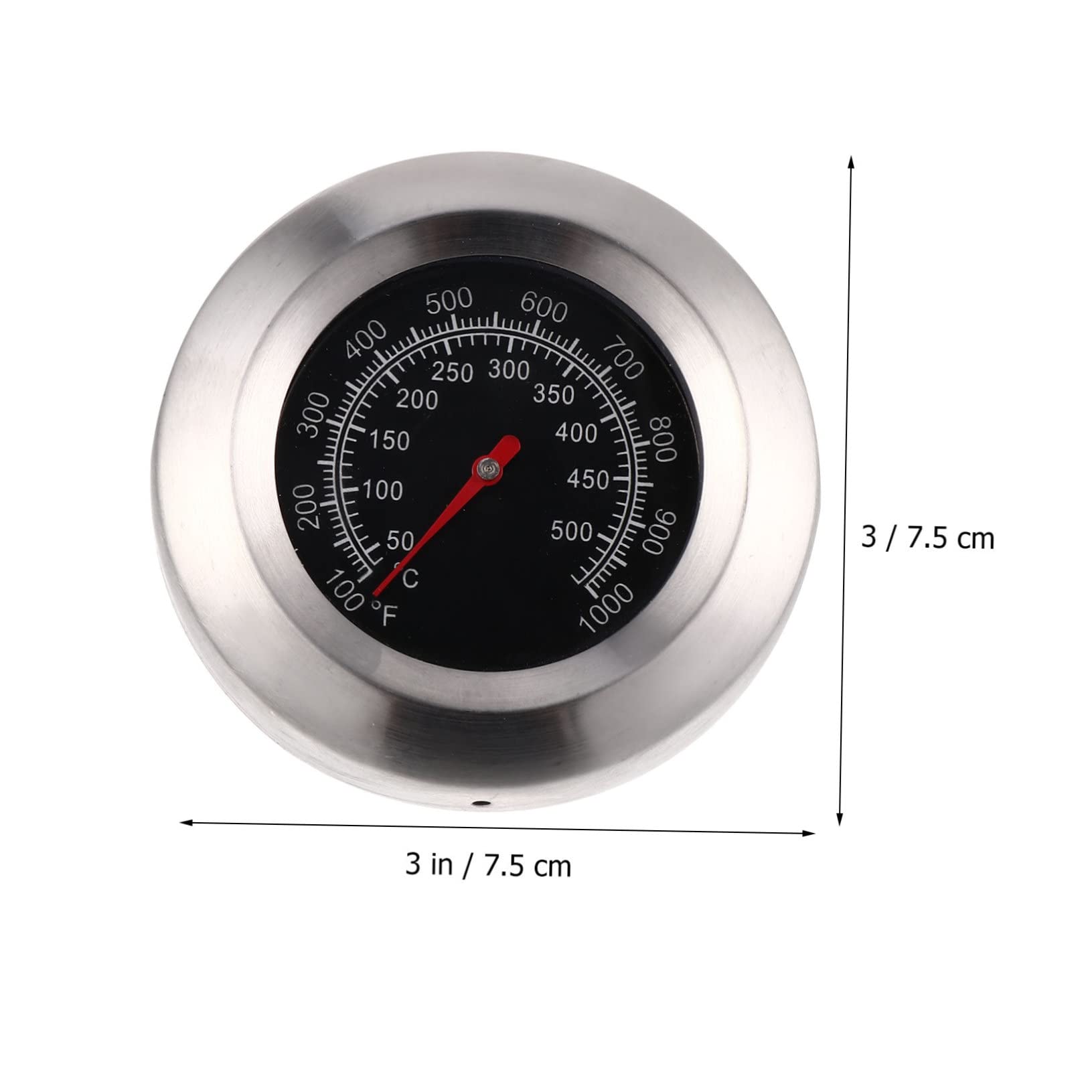 GRIRIW Baking Oven Thermometer Kitchen Thermometer Digital 50 500?/100? Stainless Steel for Oven