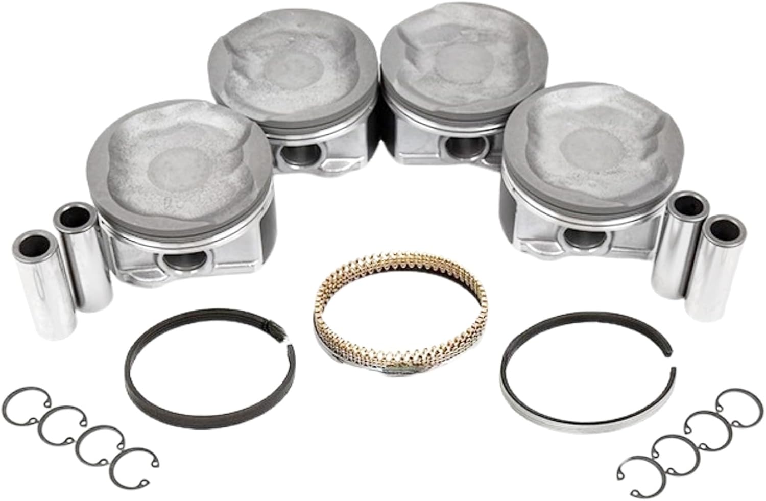 4pcs Engine Piston Set for Toyota 2005-2016 Tacoma 2.7L DOHC 16V 2TRFE Replace# 13101-75130 MA-9761240959