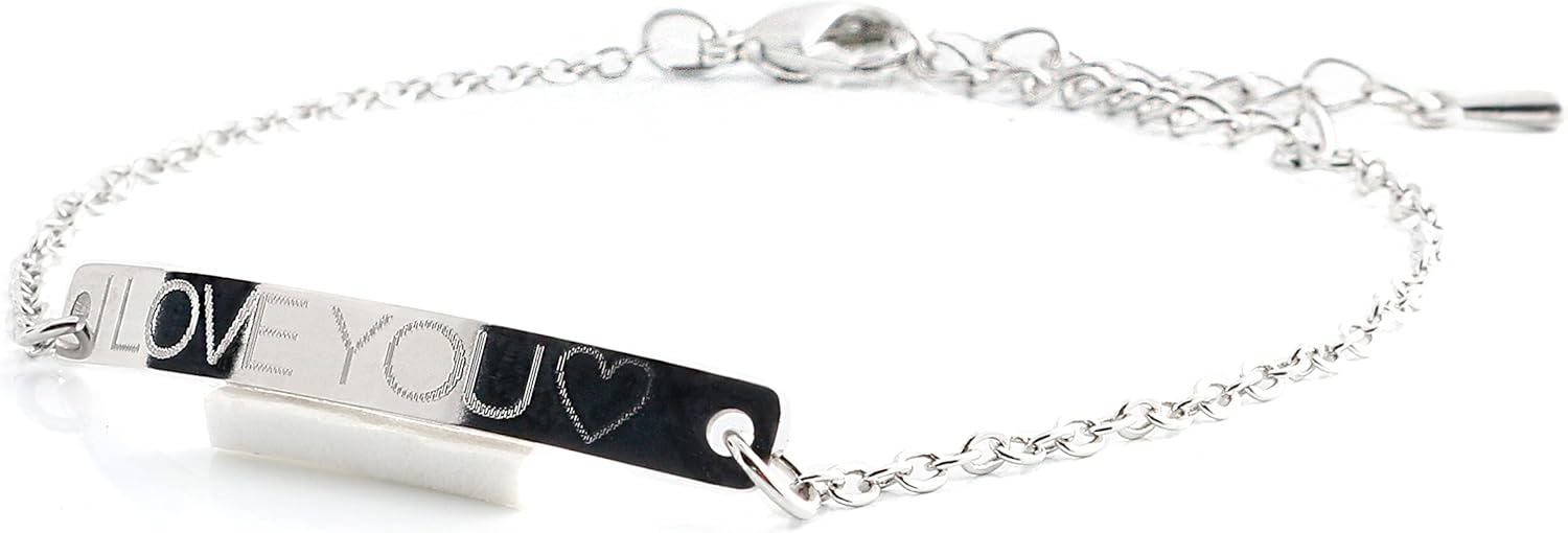 Customized Name Bar bracelet 16K Plated Gold Rose Gold Silver Dainty Personalized Bar Birthday Christmas Bridesmaids Gift Wedding