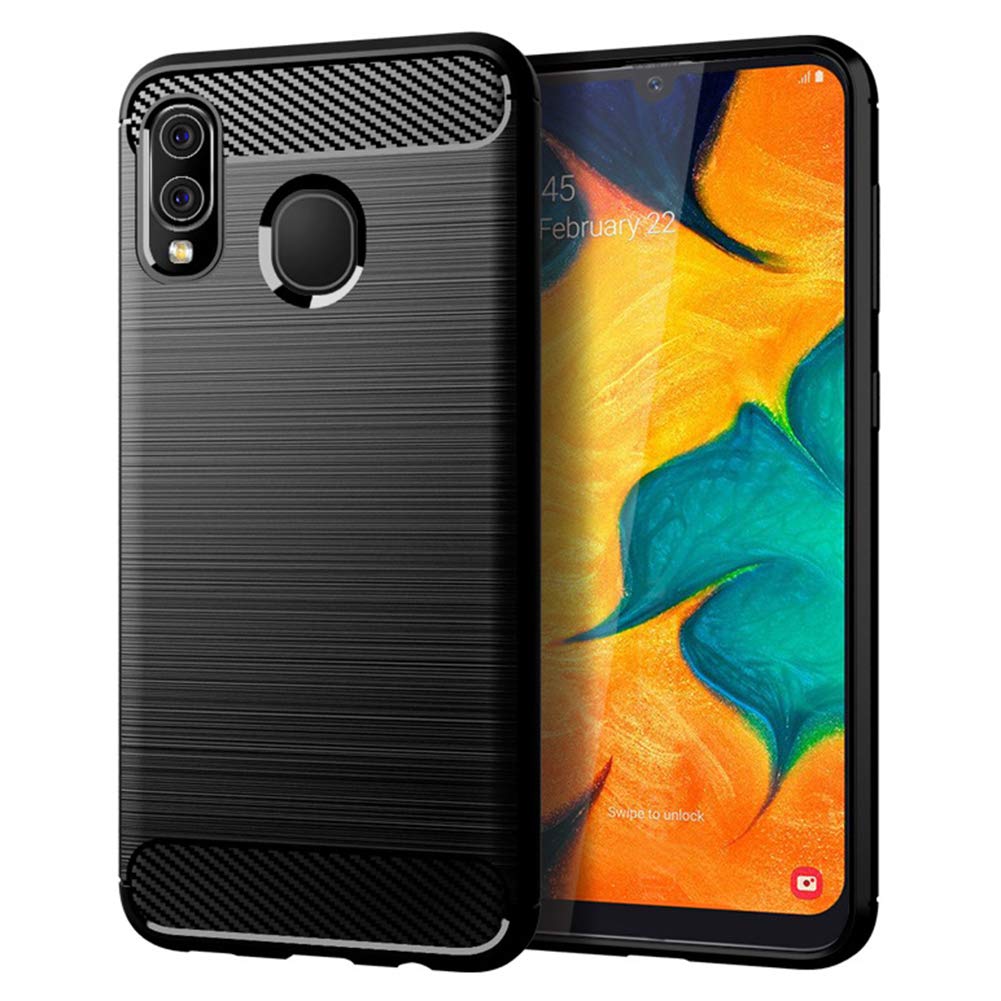 Samsung A20 case Galaxy A20 Case Galaxy A30 Case MAIKEZI Soft TPU Slim Fashion Anti-Fingerprint Non-Slip Protective Phone