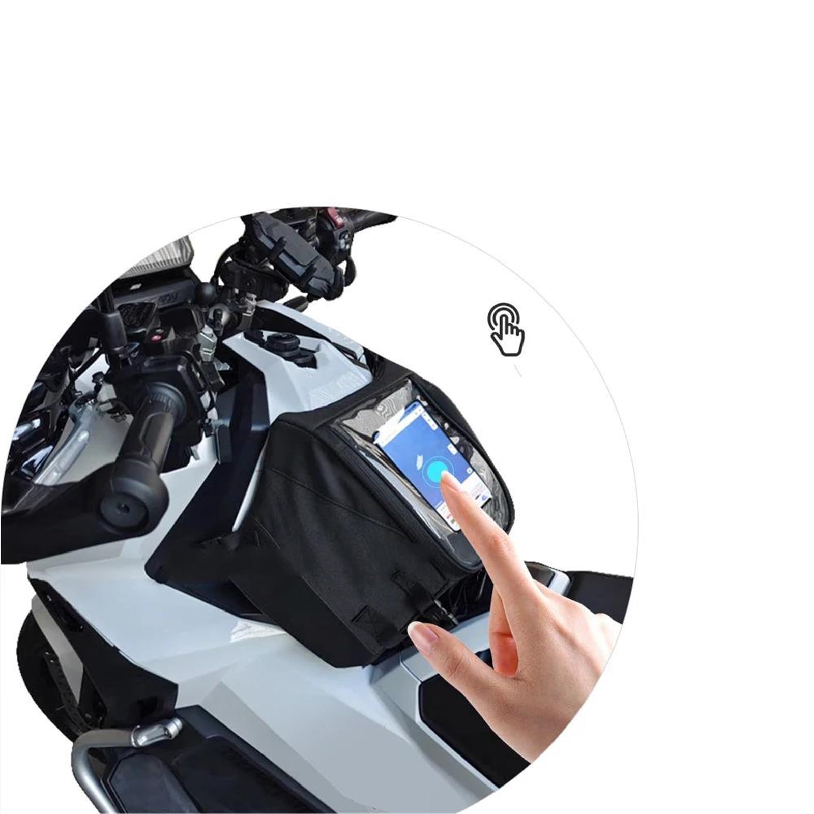 Tunnel-Tankrucksack Für Motorrad Und Roller Für H&onda NSS Für Forza XADV 750 X ADV 750 Für FORZA750 NSS750 X Adv750 Aufbewahrungstaschen Konsolentasche Aufbewahrungspaket