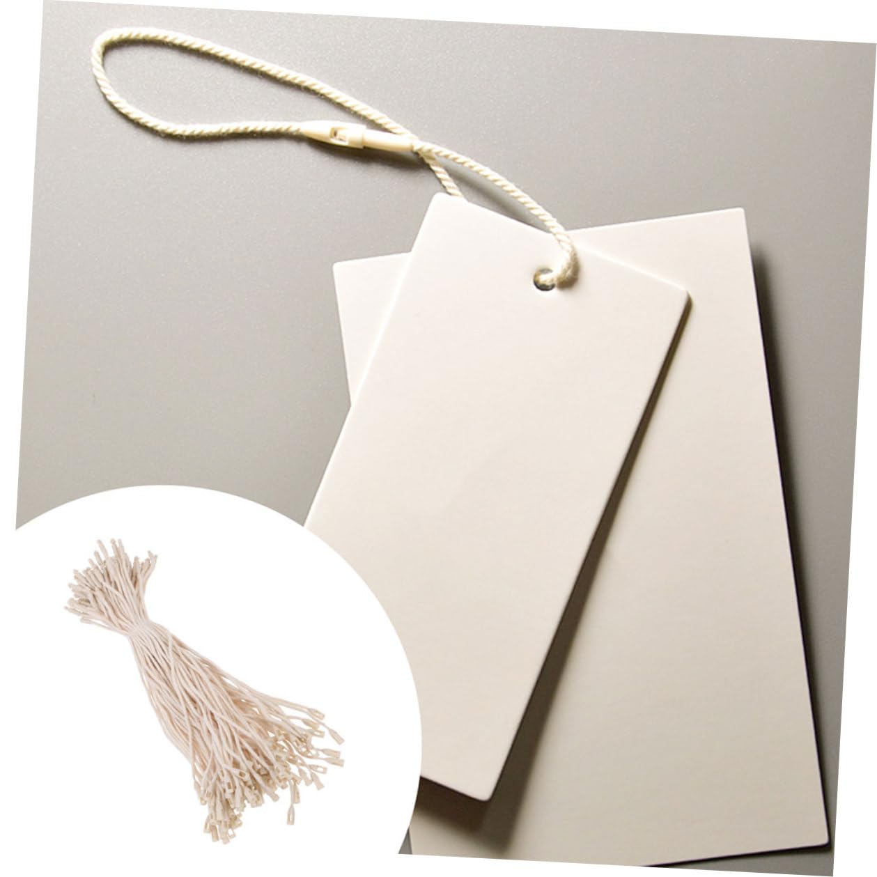 Garneck 990 Pièces Cordons Coton pour Étiquettes Suspendues Ficelles pour Étiquettes de Vêtements Corde Douce de Prix