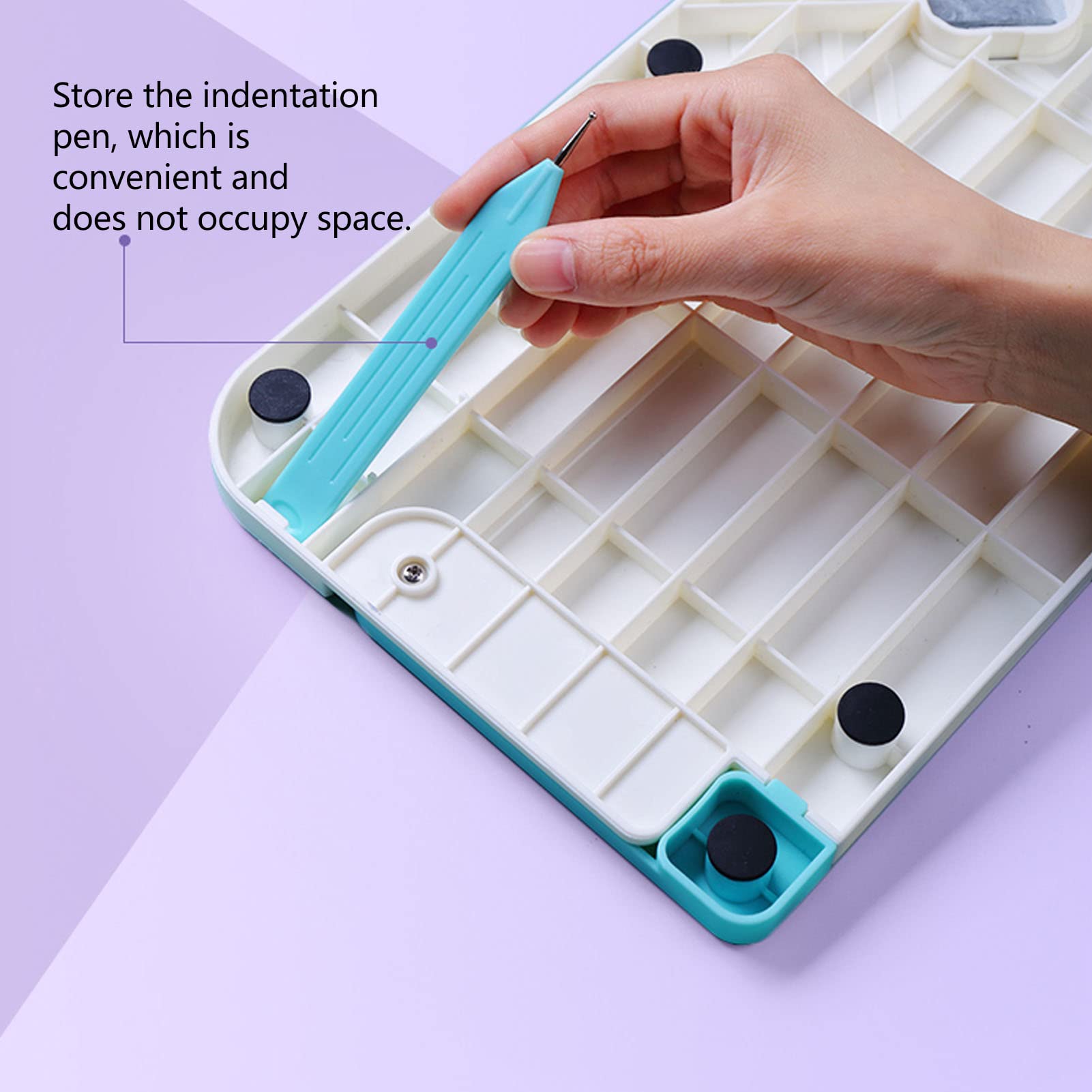 4 in 1 Scrapbook Busta Board Confezione Scrapbook Busta Board Angolo Rounder Scribe Board con penna a rientro per fiocchi fai da te