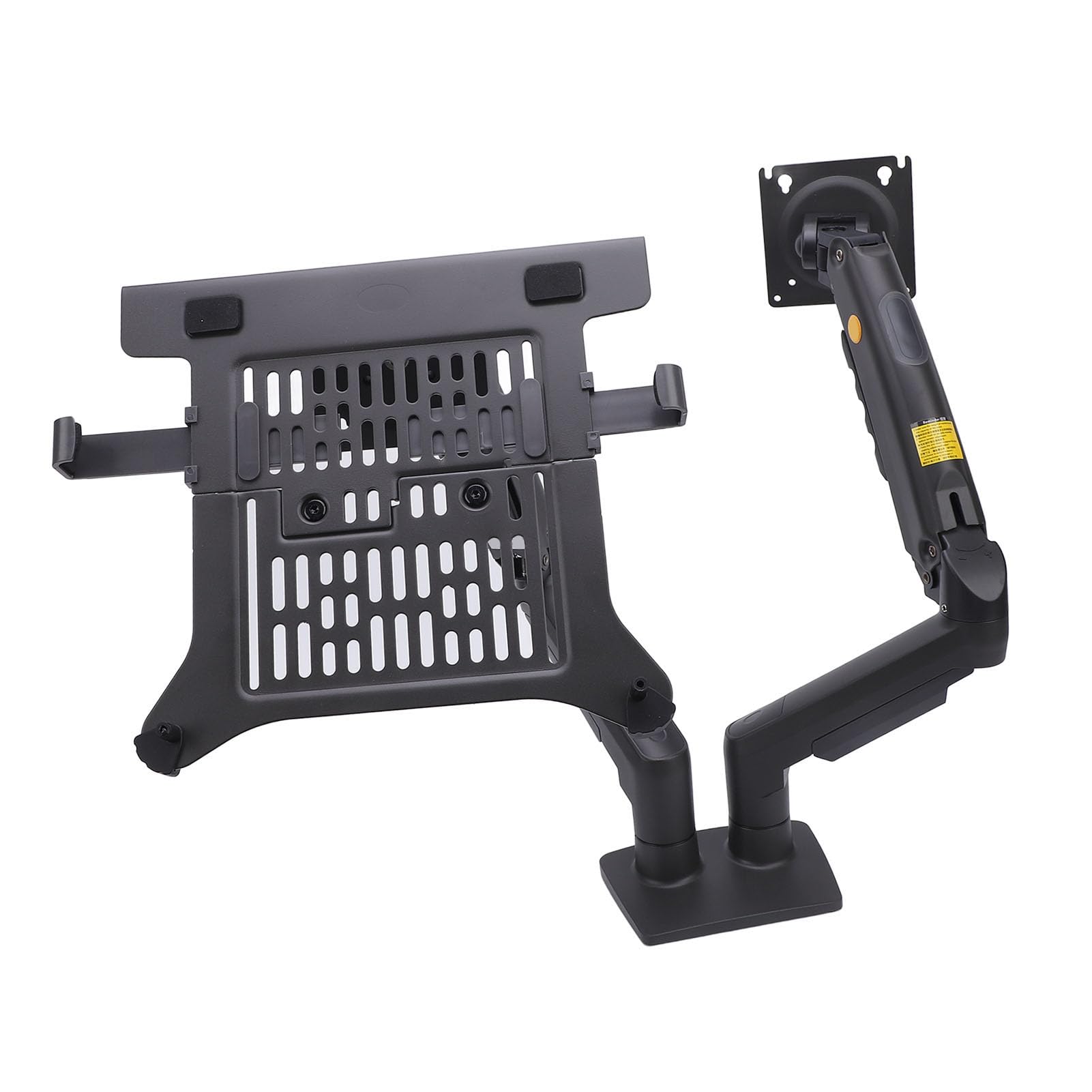 Topiky Supporto per Laptop e Display 2 in 1 F160-FP Design Regolabile per Programmatori e Designer Monitor da 17-30 Pollici Laptop da 10-17 Pollici