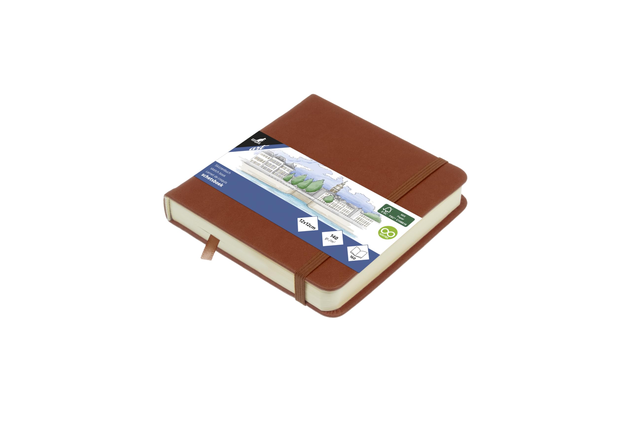 Carnet De Crochet A5 Kangaro - Papier 140g Crème